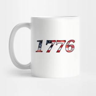 1776 In American Flag Mug